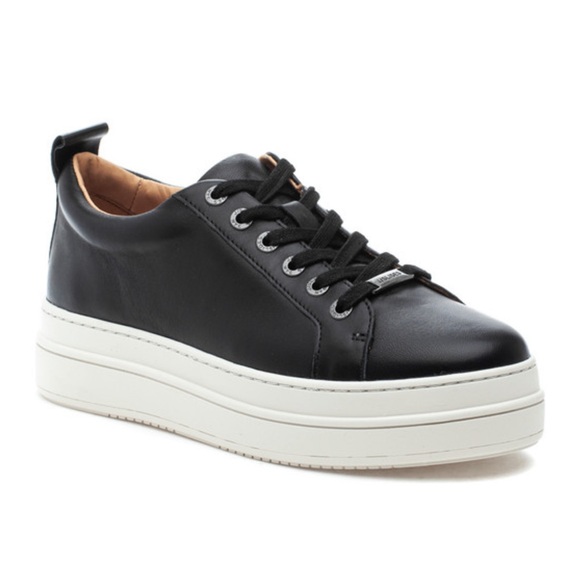 NWT J/SLIDES NOCA Black Leather Sneaker - Picture 2 of 15